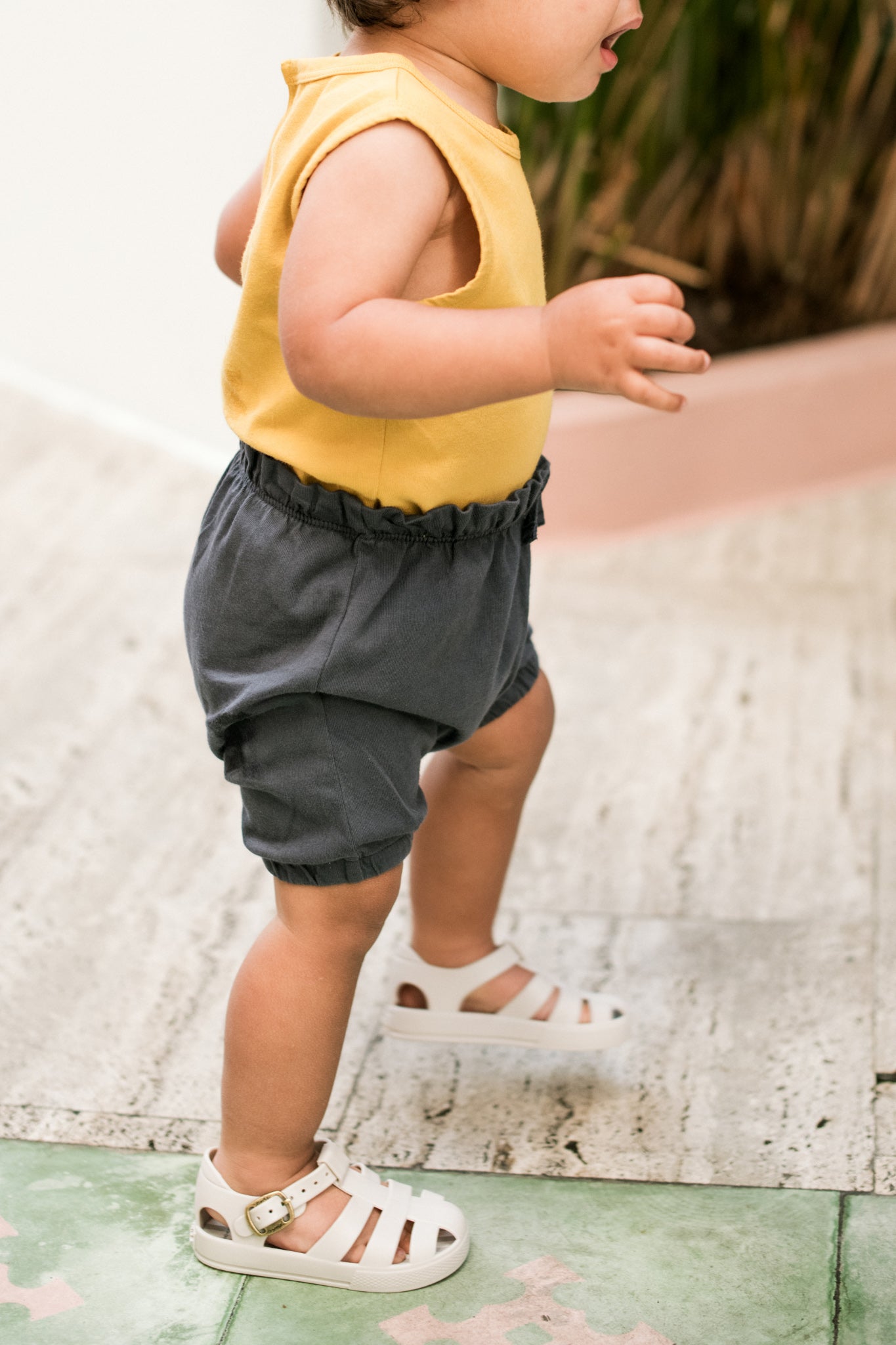 Garment Dye Tank One-Piece - Marigold