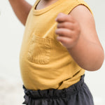 Garment Dye Tank One-Piece - Marigold