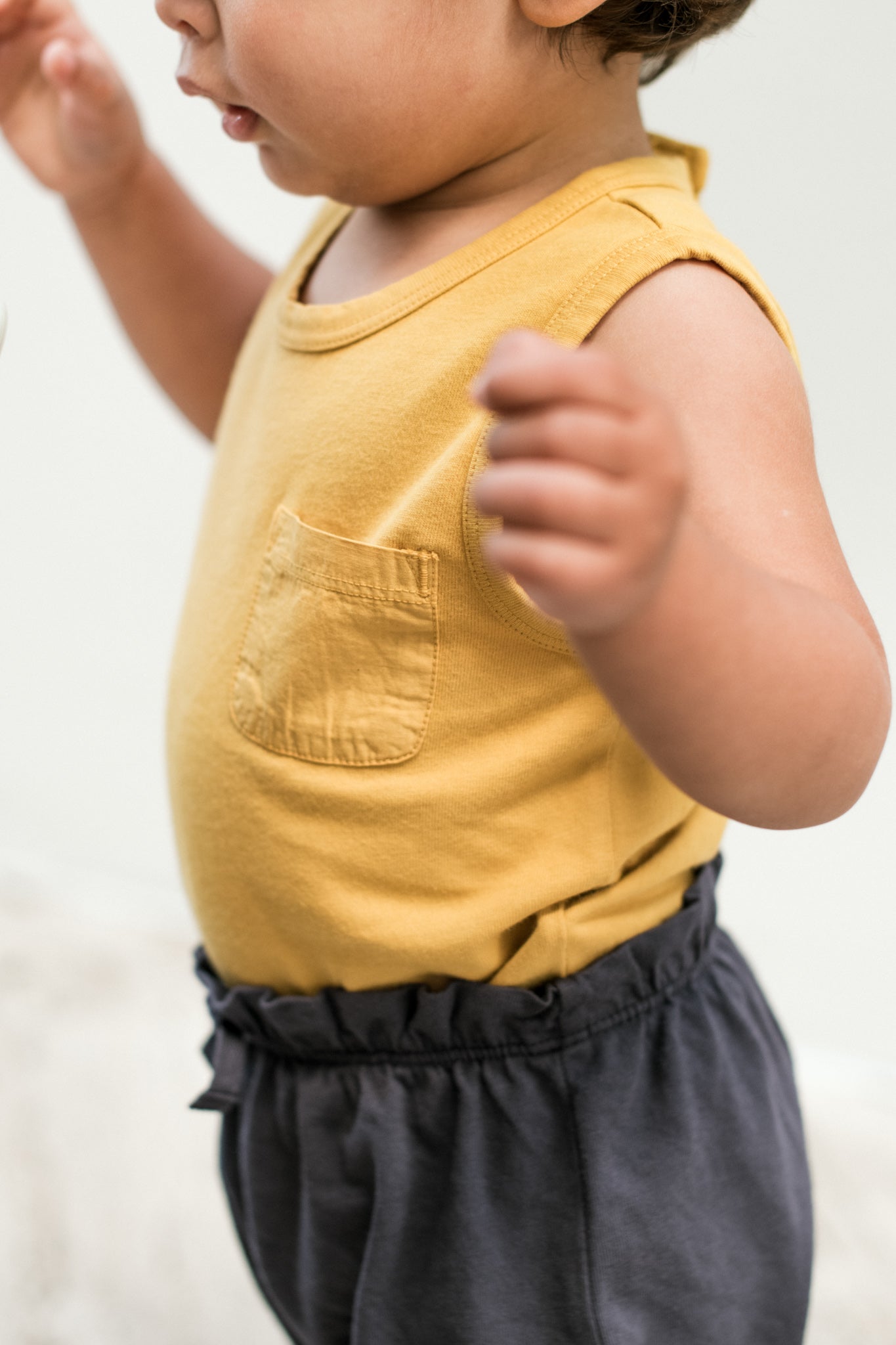 Garment Dye Tank One-Piece - Marigold