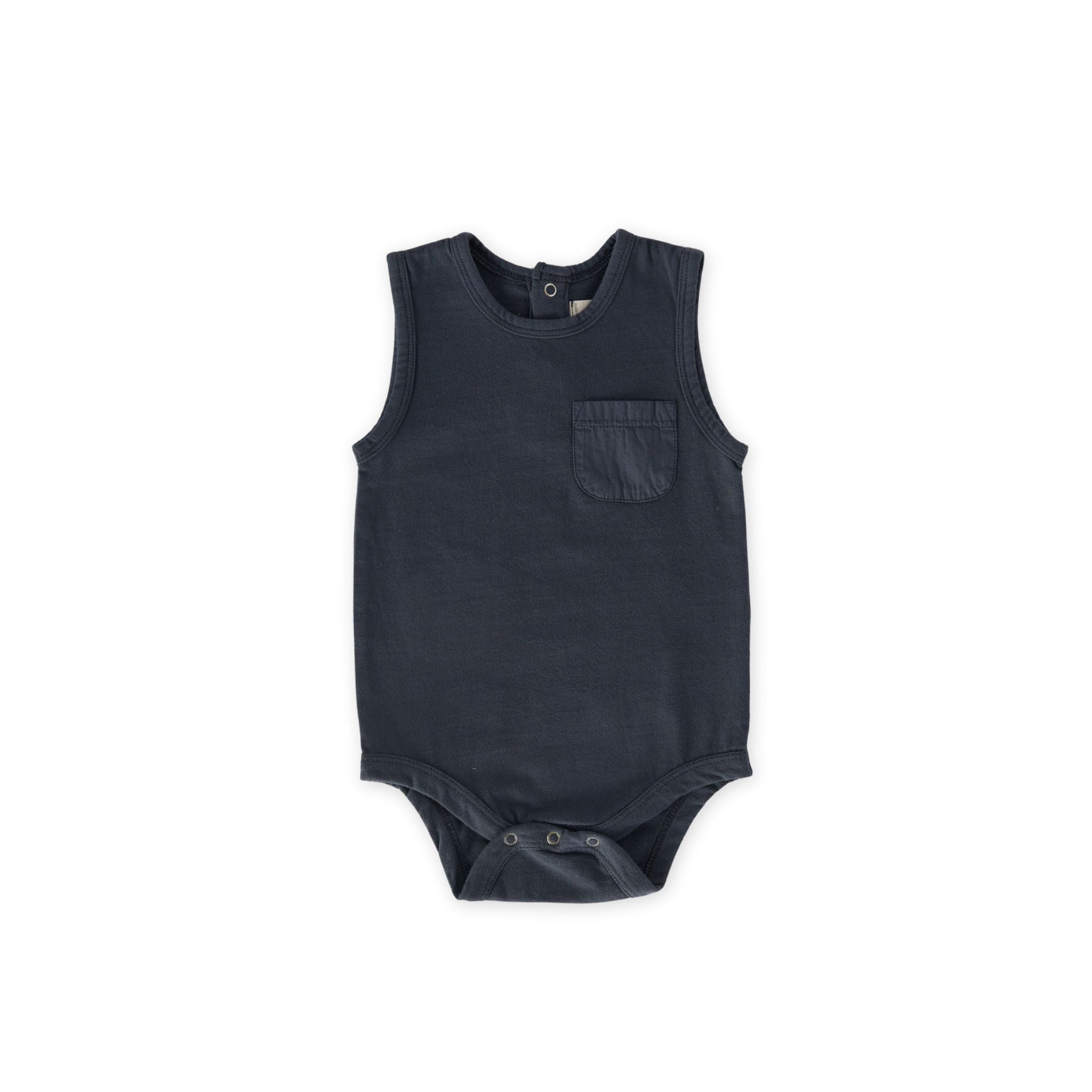 Garment Dye Tank One-Piece - Ink Blue