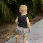 Garment Dye Tank One-Piece - Ink Blue