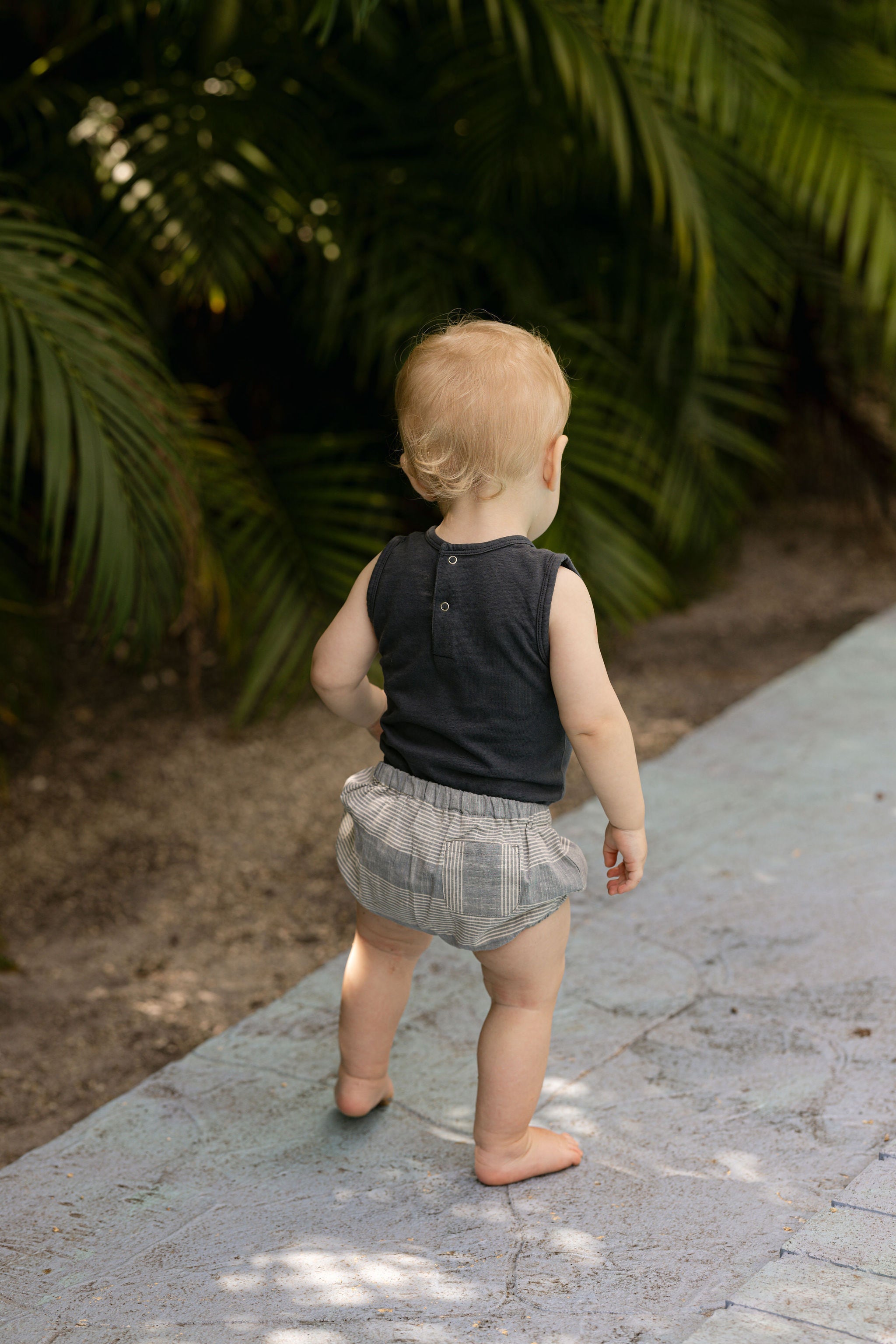 Garment Dye Tank One-Piece - Ink Blue