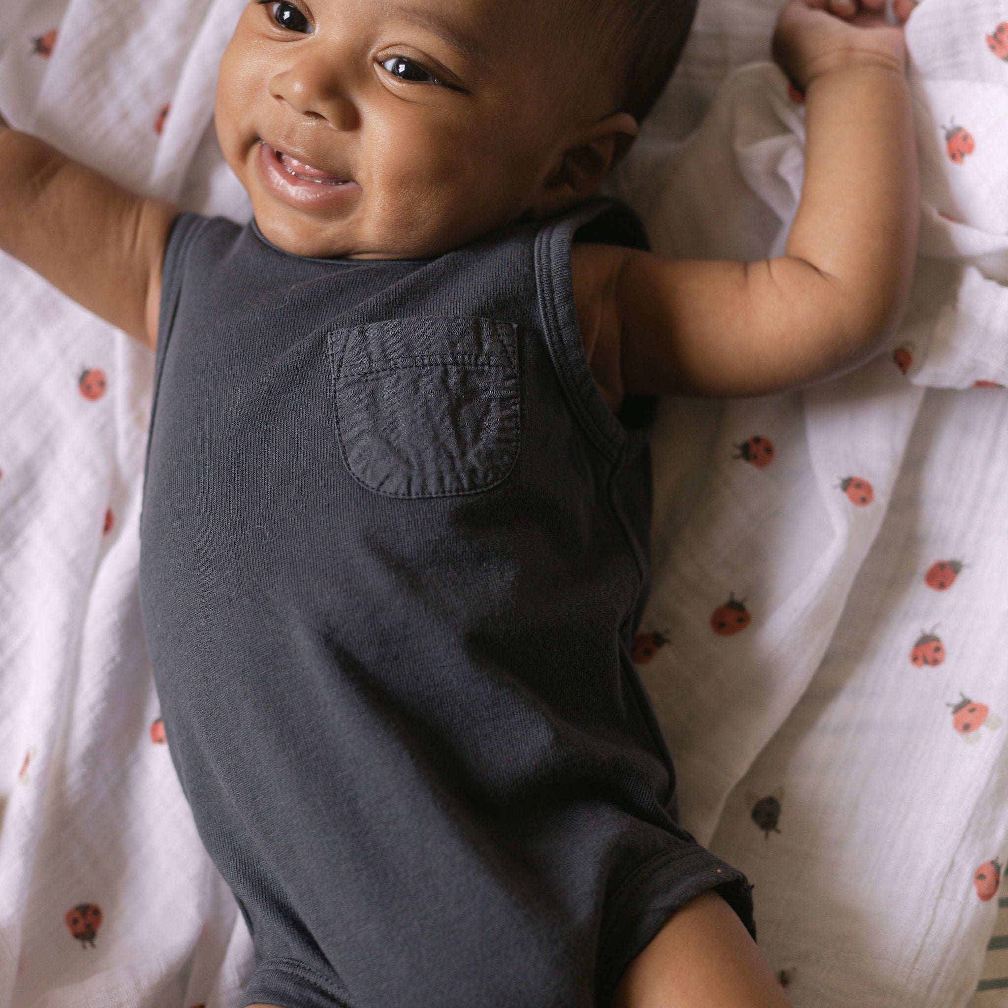 Garment Dye Tank One-Piece - Ink Blue