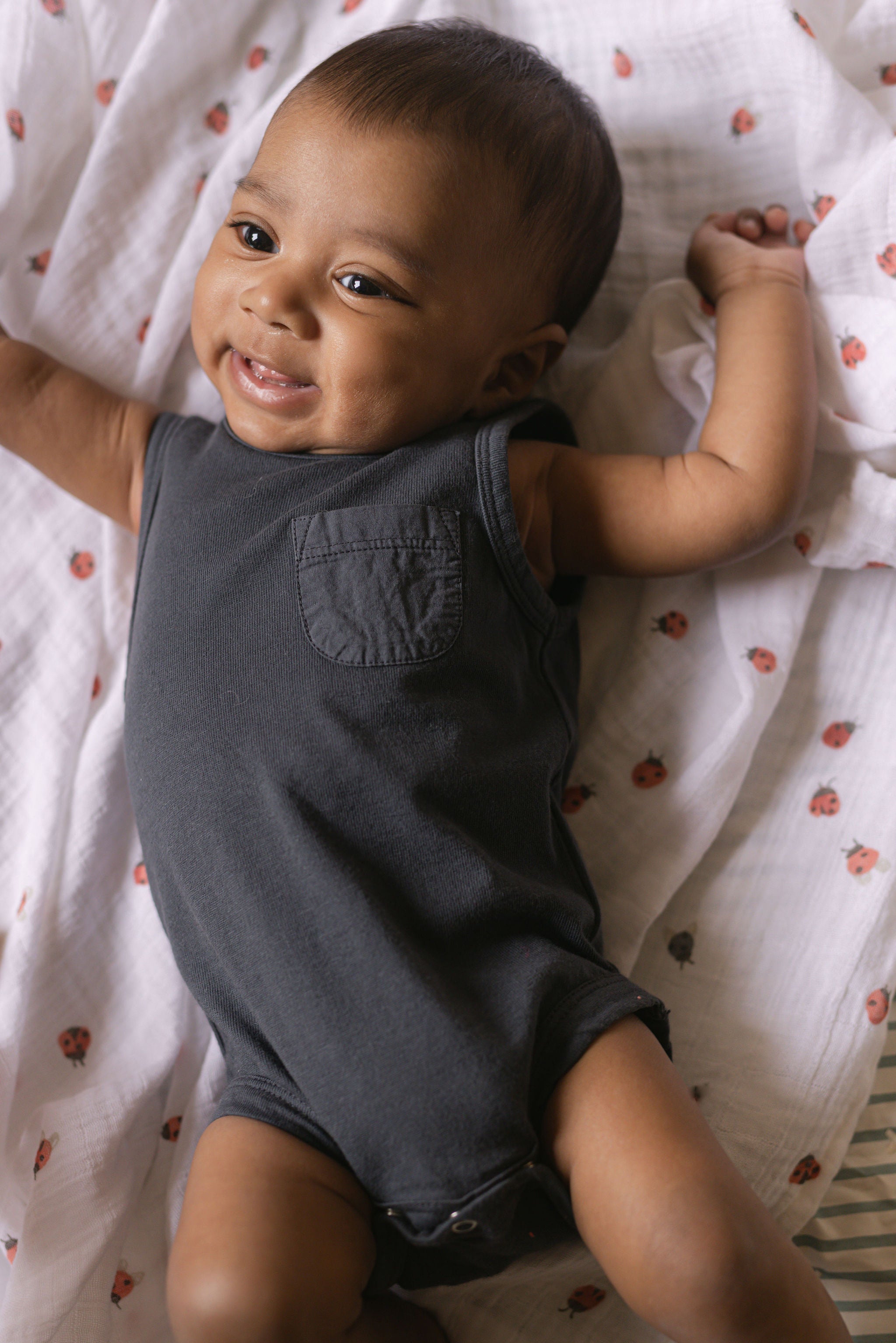 Garment Dye Tank One-Piece - Ink Blue