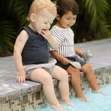 Garment Dye Tank One-Piece - Ink Blue