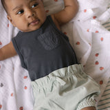 Garment Dye Tank One-Piece - Ink Blue