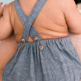 Criss-Cross One-Piece - Chambray