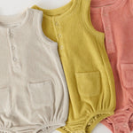 Classic Terry Pocket One-Piece - Sand