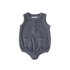 Classic Terry Pocket One-Piece - Ocean