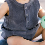 Classic Terry Pocket One-Piece - Ocean