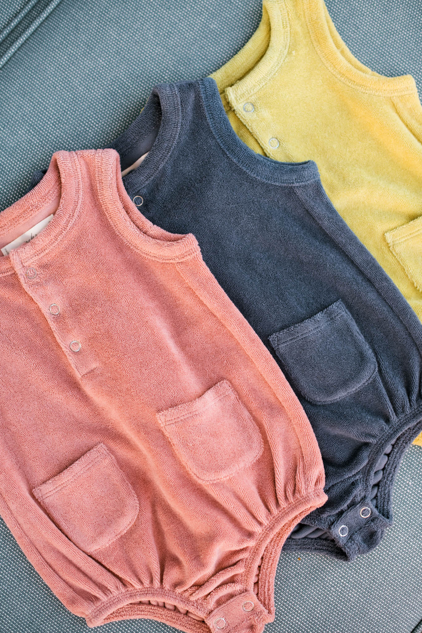 Classic Terry Pocket One-Piece - Ocean