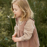 Gingham Long Sleeve One-Piece - Thistle