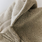 Teddy Fleece Baby Suit - Moss