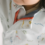 Park Suit - Crawling Critters Blue