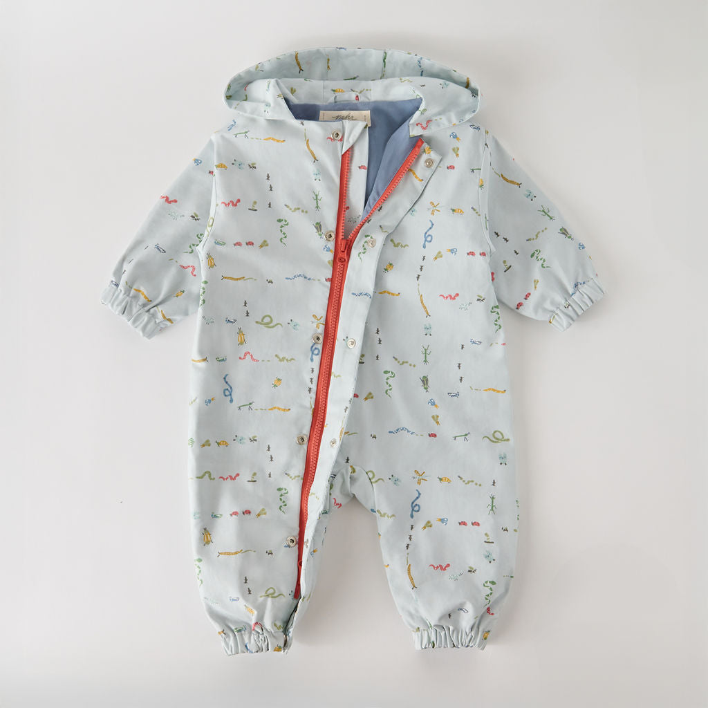 Park Suit - Crawling Critters Blue