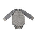 sailor stripe raglan one piece ink in blues pattern