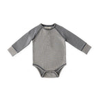 sailor stripe raglan one piece ink in blues pattern