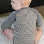 Sailor Stripe Raglan One-Piece - Ink