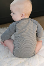 sailor stripe raglan one piece ink