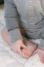 sailor stripe raglan one piece ink
