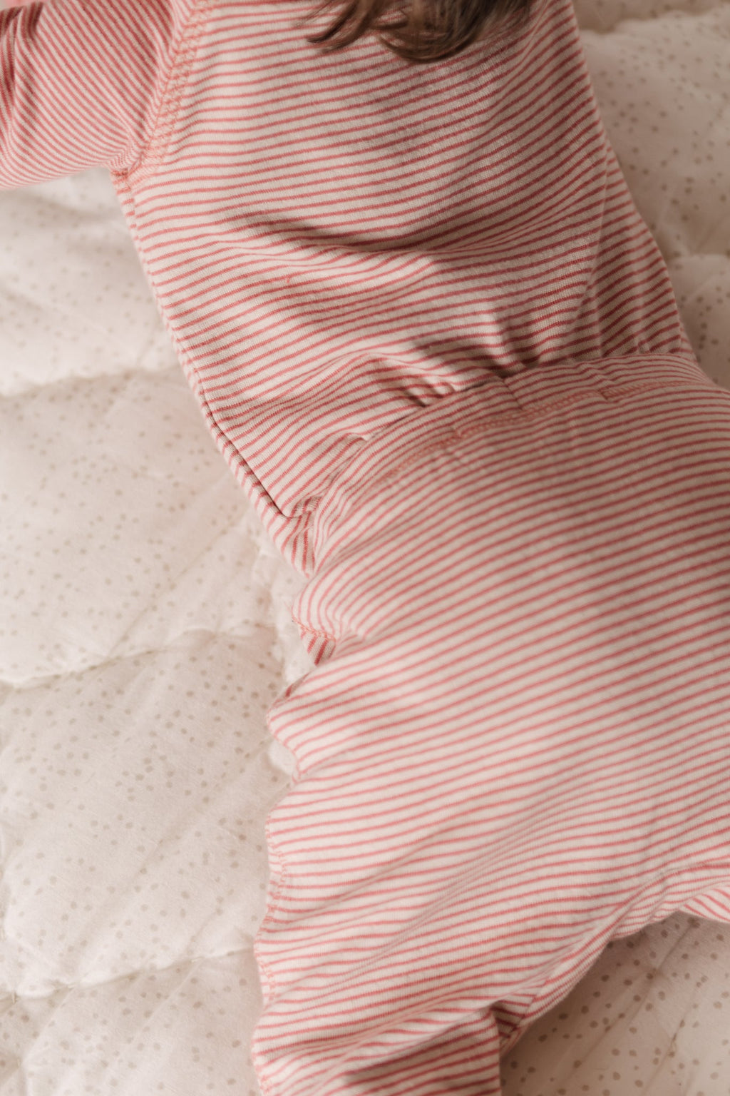 sailor stripe raglan one piece tea rose