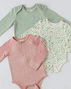 sailor stripe raglan one piece tea rose