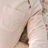 garment dye long sleeve one piece natural