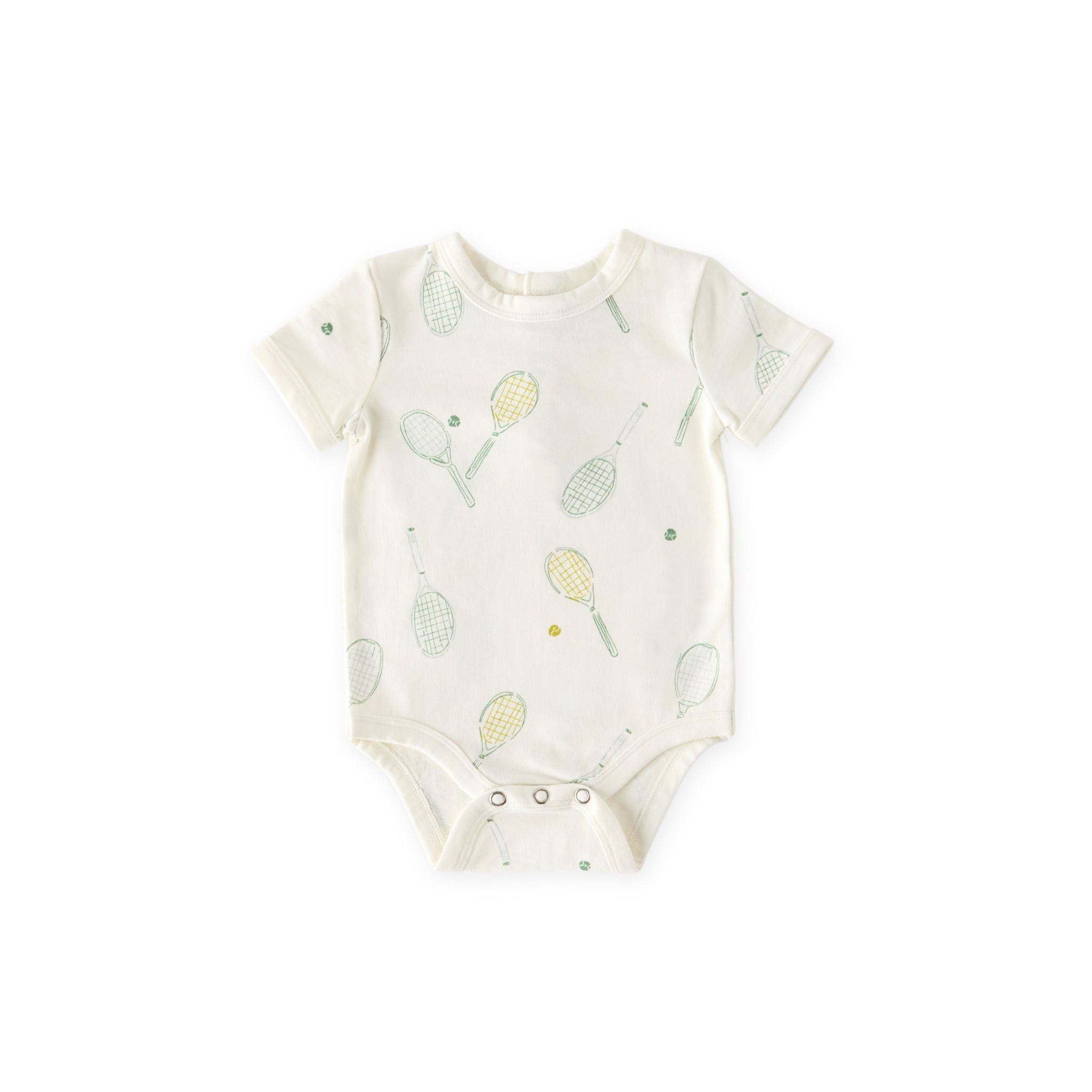 Short Sleeve Henley One-Piece - Doubles