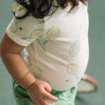 Short Sleeve Henley One-Piece - Doubles