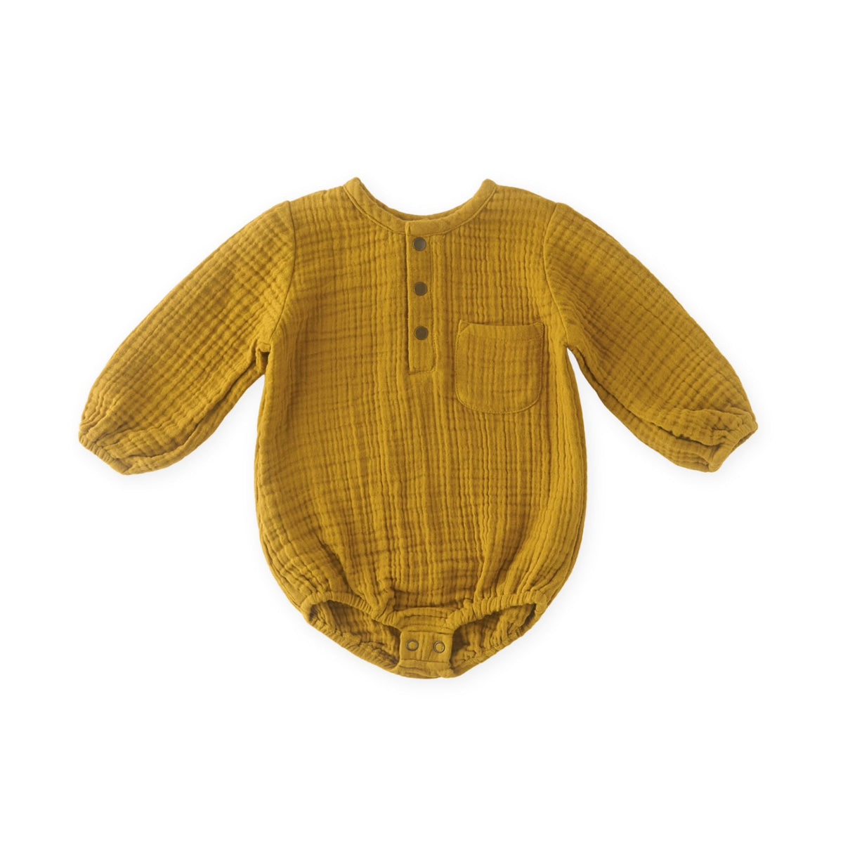 muslin one piece dijon in yellows pattern