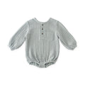 muslin one piece puddle in blues pattern