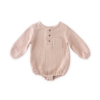 muslin one piece fawn in purples pattern