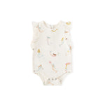 Short Sleeve Flutter One-Piece - Mermaid Melody