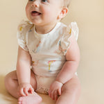 Short Sleeve Flutter One-Piece - Mermaid Melody