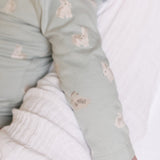 The Littles Long Sleeve Kimono One-Piece - Hoppy Bunny