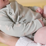 The Littles Long Sleeve Kimono One-Piece - Hoppy Bunny