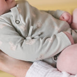 The Littles Long Sleeve Kimono One-Piece - Hoppy Bunny