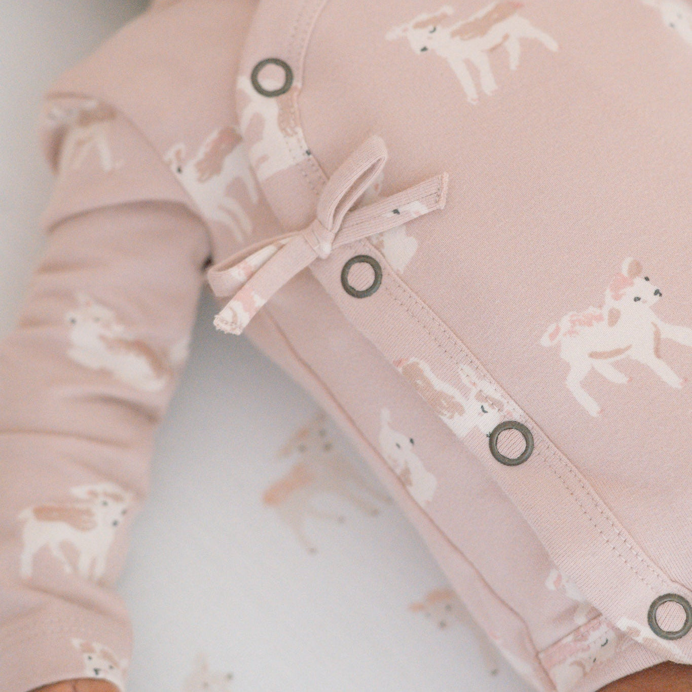 The Littles Long Sleeve Kimono One-Piece - Dear Lamb