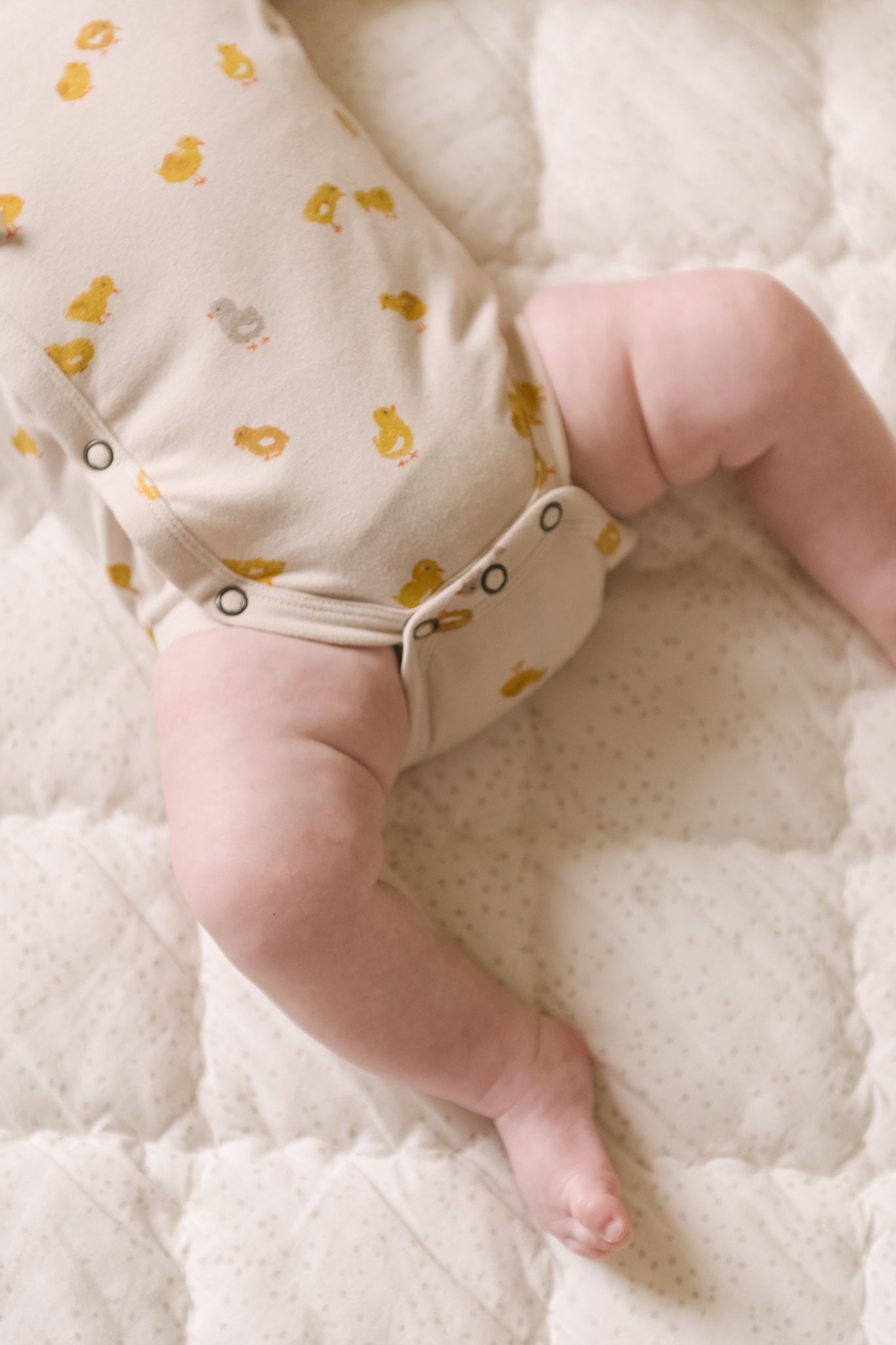 The Littles Long Sleeve Kimono One-Piece - Cheerful Chick