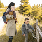 Flannel Long Sleeve One-Piece - Mulberry/Ink