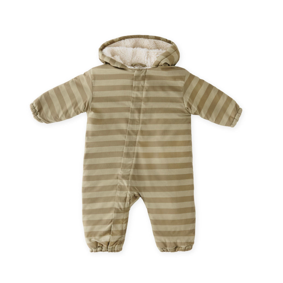 sherpa lined storm suit moss stripe in greens pattern