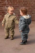 sherpa lined storm suit moss stripe