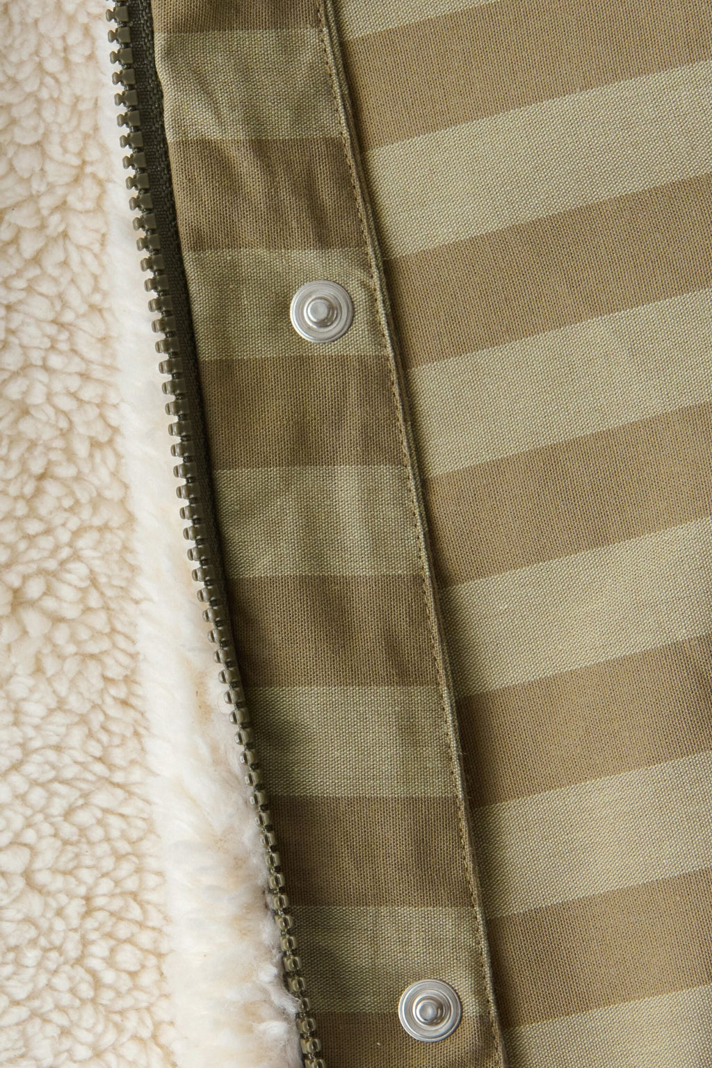 sherpa lined storm suit moss stripe