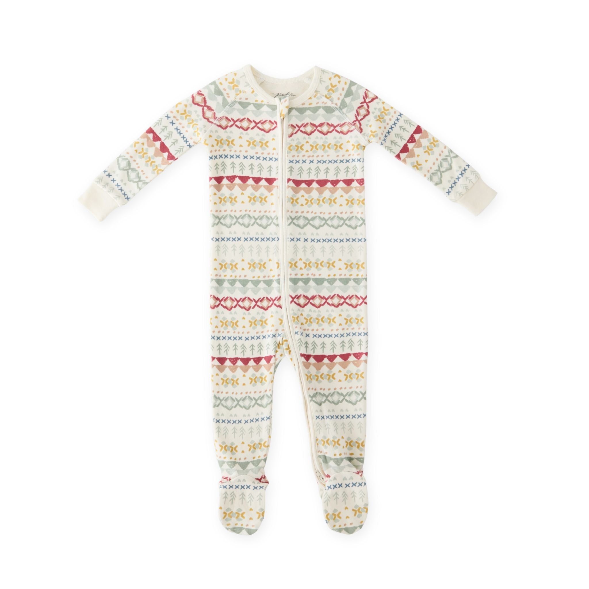 Ribbed Baby Sleeper - Fair Isle