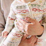 Ribbed Baby Sleeper - Fair Isle