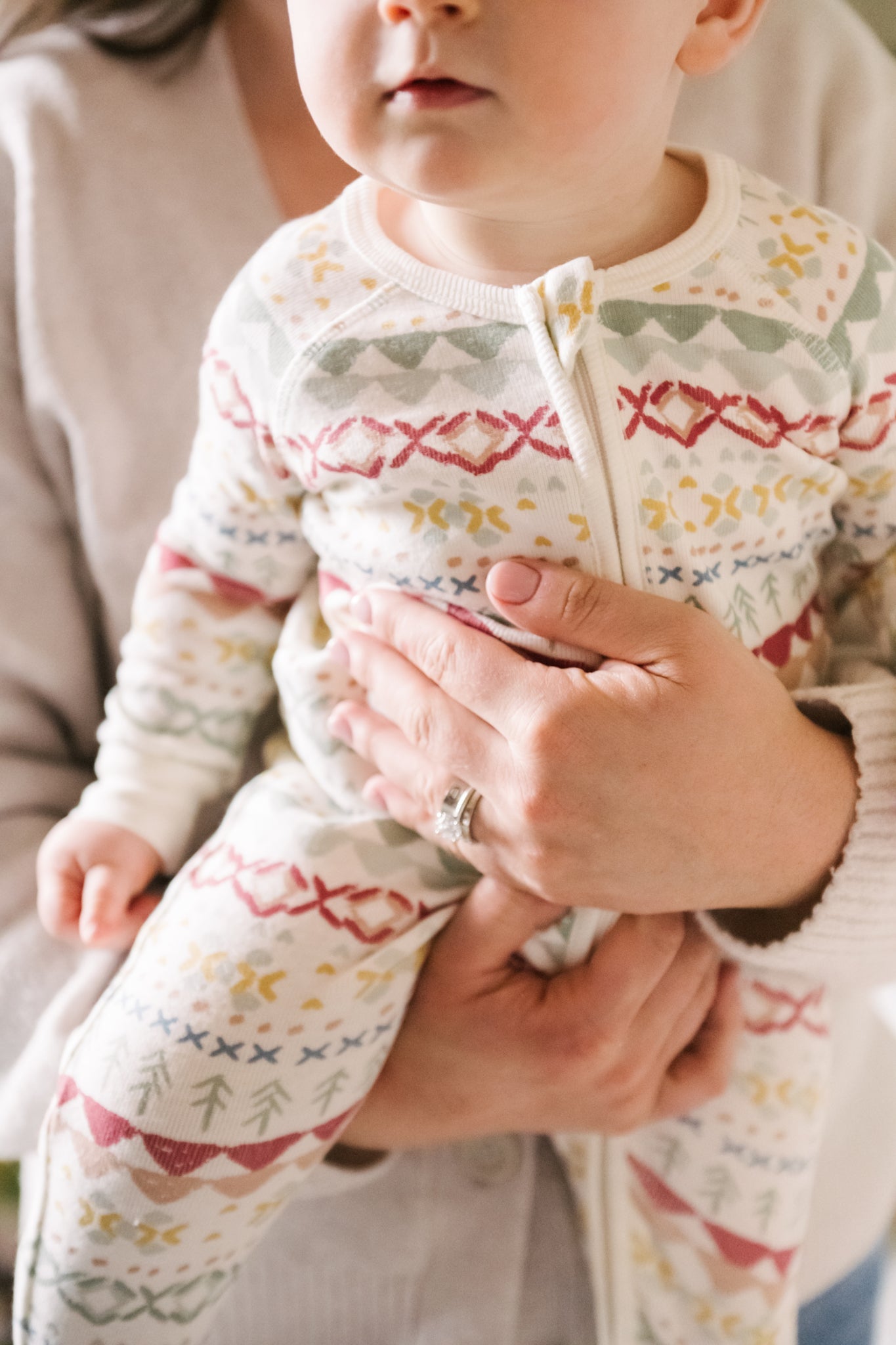Ribbed Baby Sleeper - Fair Isle