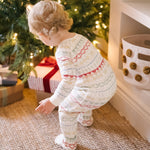 Ribbed Baby Sleeper - Fair Isle