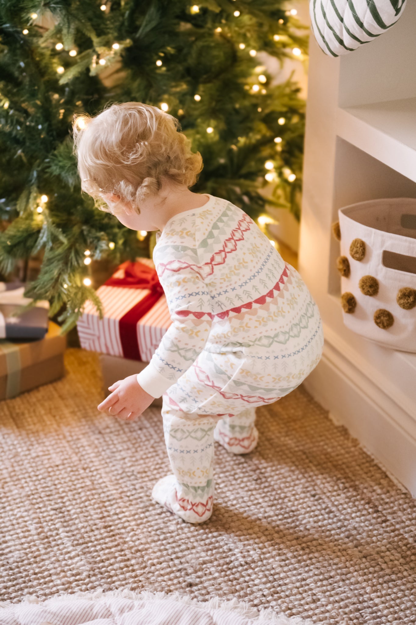 Ribbed Baby Sleeper - Fair Isle