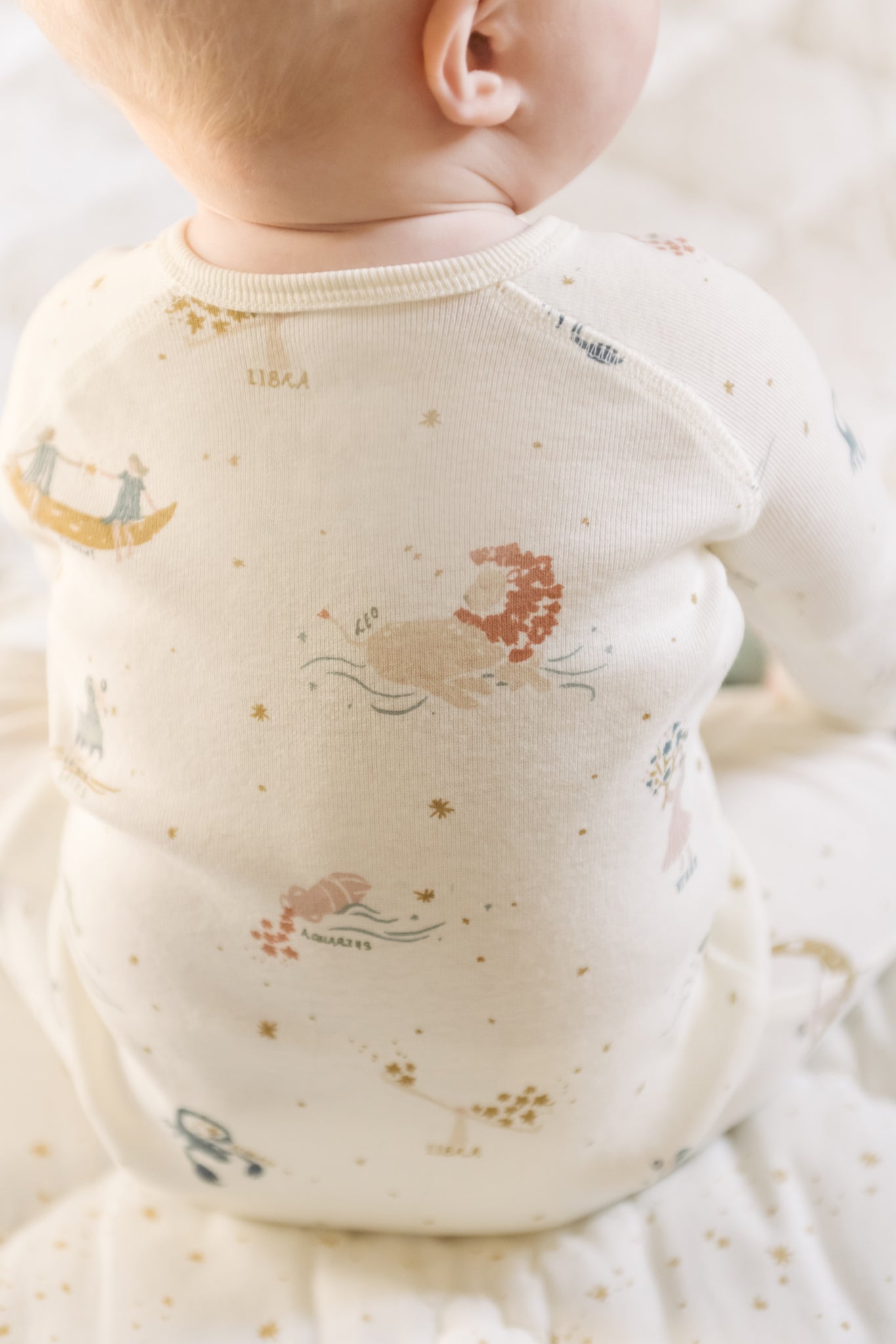 Ribbed Baby Sleeper - Zodiac