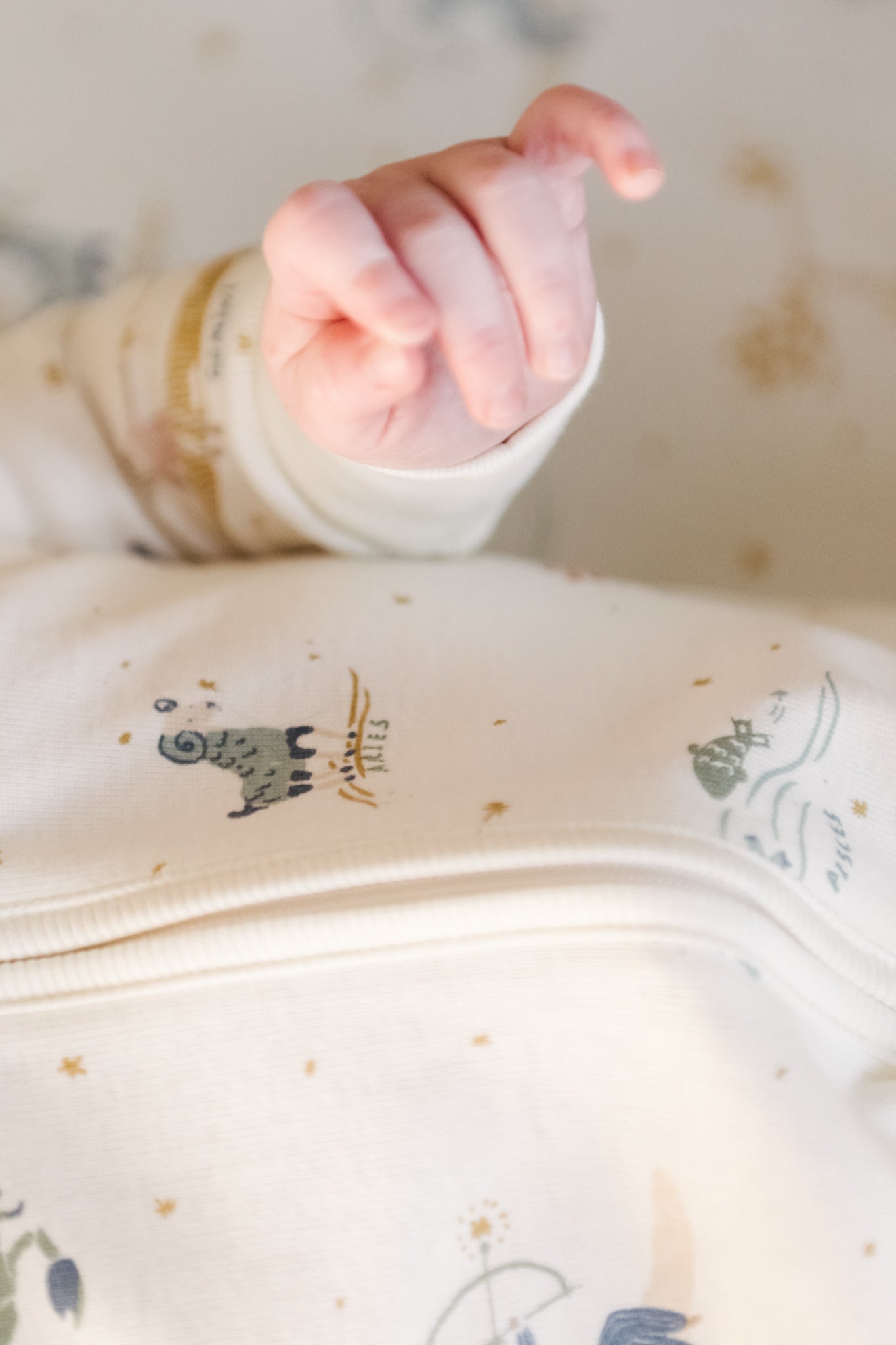 Ribbed Baby Sleeper - Zodiac